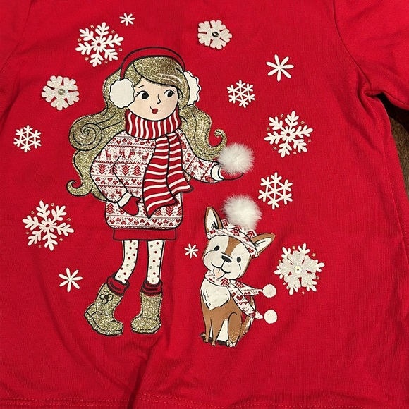 Cynthia Rowley Girls Winter Snowflake Matching Set with Earmuffs - Picture 5 of 13